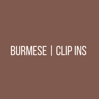 Virgin Burmese Classic Clip-Ins